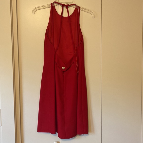 Vintage Reggio Red Semiformal Red Dress - Picture 2 of 2